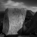 Old Rocks of Ilkley Moor #2 (square format)