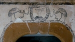 Lower cloister walk, portal mural