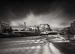 Weir at Night Leeds