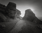 Armscliffe Crag Black & White Pinhole Photograph