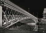 Black and White Photograph Crown Point Bridge Leeds