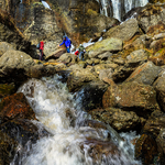 Crossing The Mahon Falls