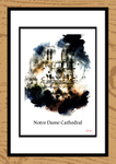 Notre Dame Cathedral Ink Paintings by Artist Paul Duddell 131-06-2025