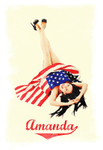 AMANDA 50S POSTER PIN UP