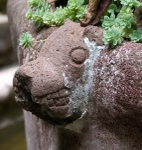 Cloister fountain, basin relief