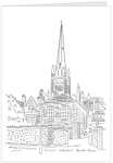 A5 Greeting Card of Norwich Cathedral