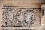 Upper cloister walk, mural frieze