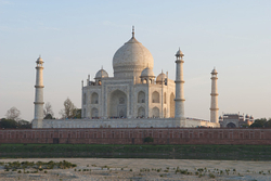 Taj Mahal at sunset