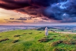 z3931 Stormy Skies, St Catherine's Oratory