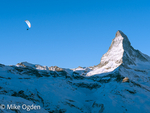 Paraglider near Matterhorn