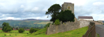 Llanfwrog church & Moel Famau