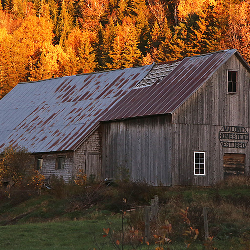 Malone barn in Kings County, NB, Canada
