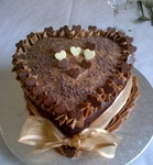 Chocolate Engagement Cake