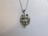 Silver wolf head pendant.  £95.00