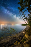z3060 Priory Bay under the Milky Way