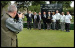 The finalists and the press