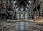 The interior of St Connans Church, Lochawe, Argyll