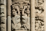 Chancel arch, left pilaster detail