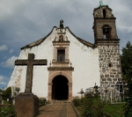Façade, bell-tower & atrial cross