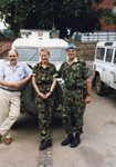 Bosnia War 1994 -- with British UN commander, Vitez, and interpreter