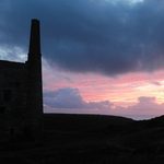 Mine Workings At Sunset