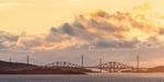 Forth bridges from Leith