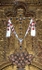 Santa Cruz, Tlaxcala, Santa Inés, high altar, cross with glass inlays