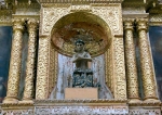 Santo Domingo, nave San José altar, second tier sculpture