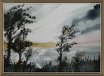 SM17    Silhouetted trees in the wind