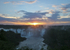 Iguassu at sunset, Brazilian side