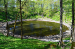 Kaali crater, Saaremaa island, Estonia
