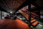 Abandoned Resort | Orange Stairway