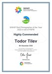 Society of International Nature Wildlife Photographers_Highly Commende