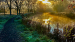 Sunrise over Canal
