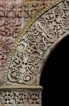 Façade portal, archivolt detail (left)
