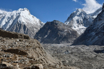 Tent peak (7177m) and Kangchenjunga glacier
