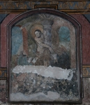 Santiago, lower cloister ambulatory mural, Christ at the Column