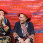 Sharing a joke hill tribe women Vietnam