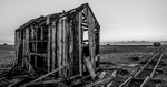 Decay at Dungeness Black and White 4156