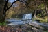 An autumn waterfall