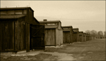 Birkenau  huts sepia