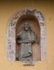 San Jerónimo, upper façade niche sculpture, St. Jerome