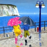 Having a splashing time