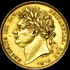 KING GEORGE THE IIII 1821 GOLD SOVEREIGN £2150.00