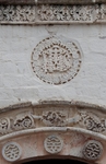 Façade portal archivolt & Christogram