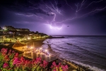 z4047 Spider Lightning over Ventnor