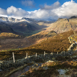 Crinkle Crags and the Langdale Pikes