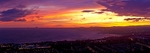 East Lothian sunrise from Arthurs Seat, Edinburgh