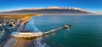 z4237 A Winters Day over Sandown Bay