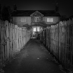 Cottage approach, Ilkley (square format)